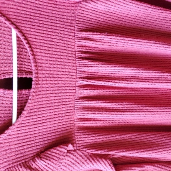 Unbranded rust waffle weave dress size Large - Picture 2 of 7